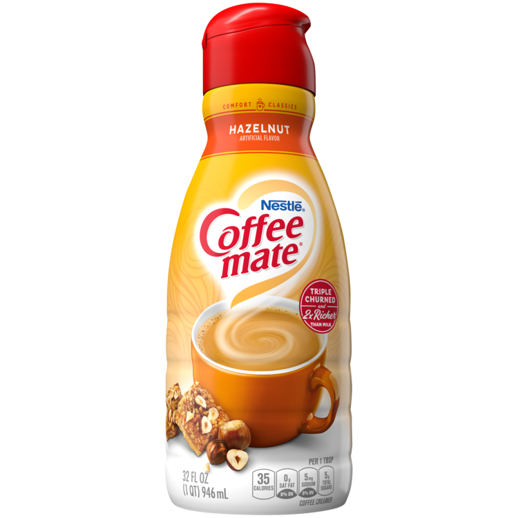 Hazelnut Flavored Coffee Creamer 32oz Official Coffee Mate Hazelnut Flavored Coffee Creamer 32oz Official Coffee Mate