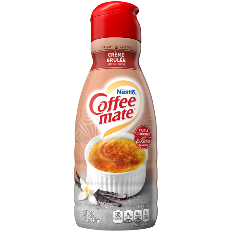 Crème Brulee Flavored Coffee Creamer 32oz Official Coffee mate®