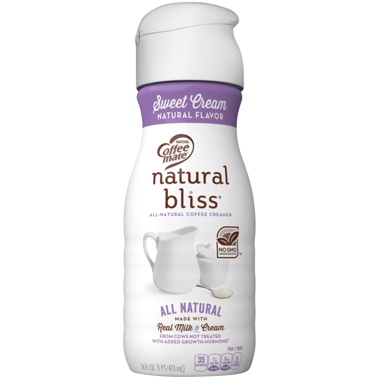 Sweet Cream Flavored All Natural Coffee Creamer Official natural bliss®