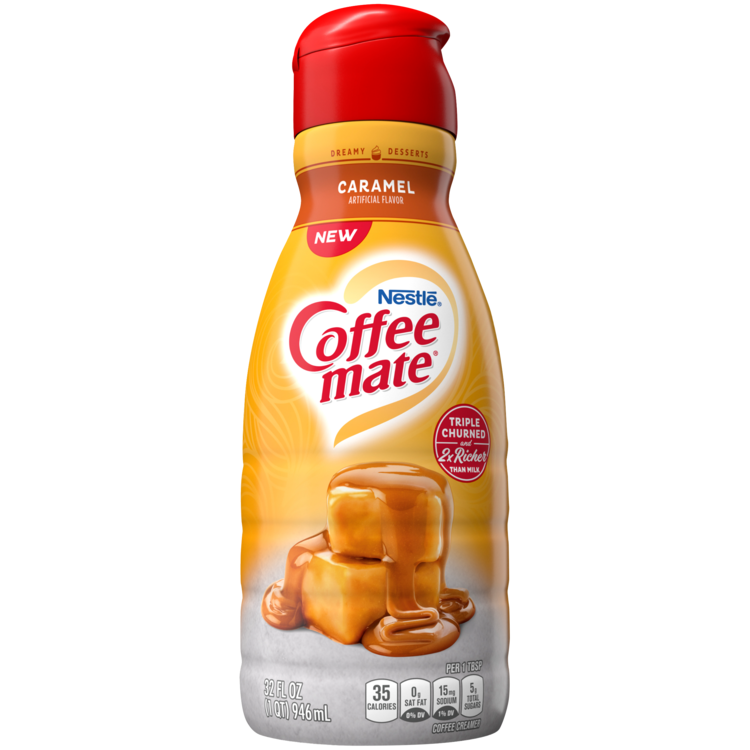 Caramel Flavored Coffee Creamer 32oz Official Coffee mate®
