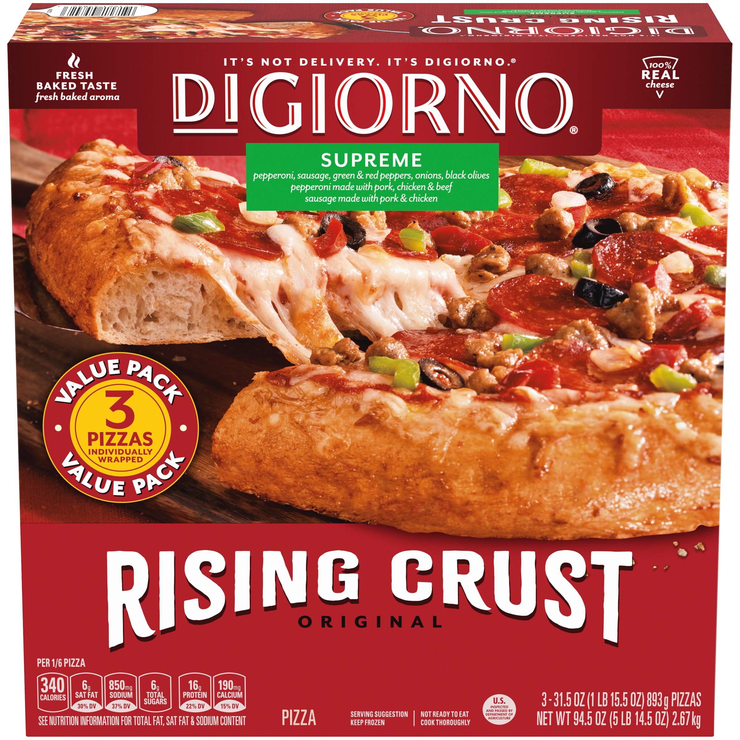 3 Pack Rising Crust Supreme Frozen Pizza Official DIGIORNO 3-pack-rising-crust-supreme-frozen-pizza-official-digiorno