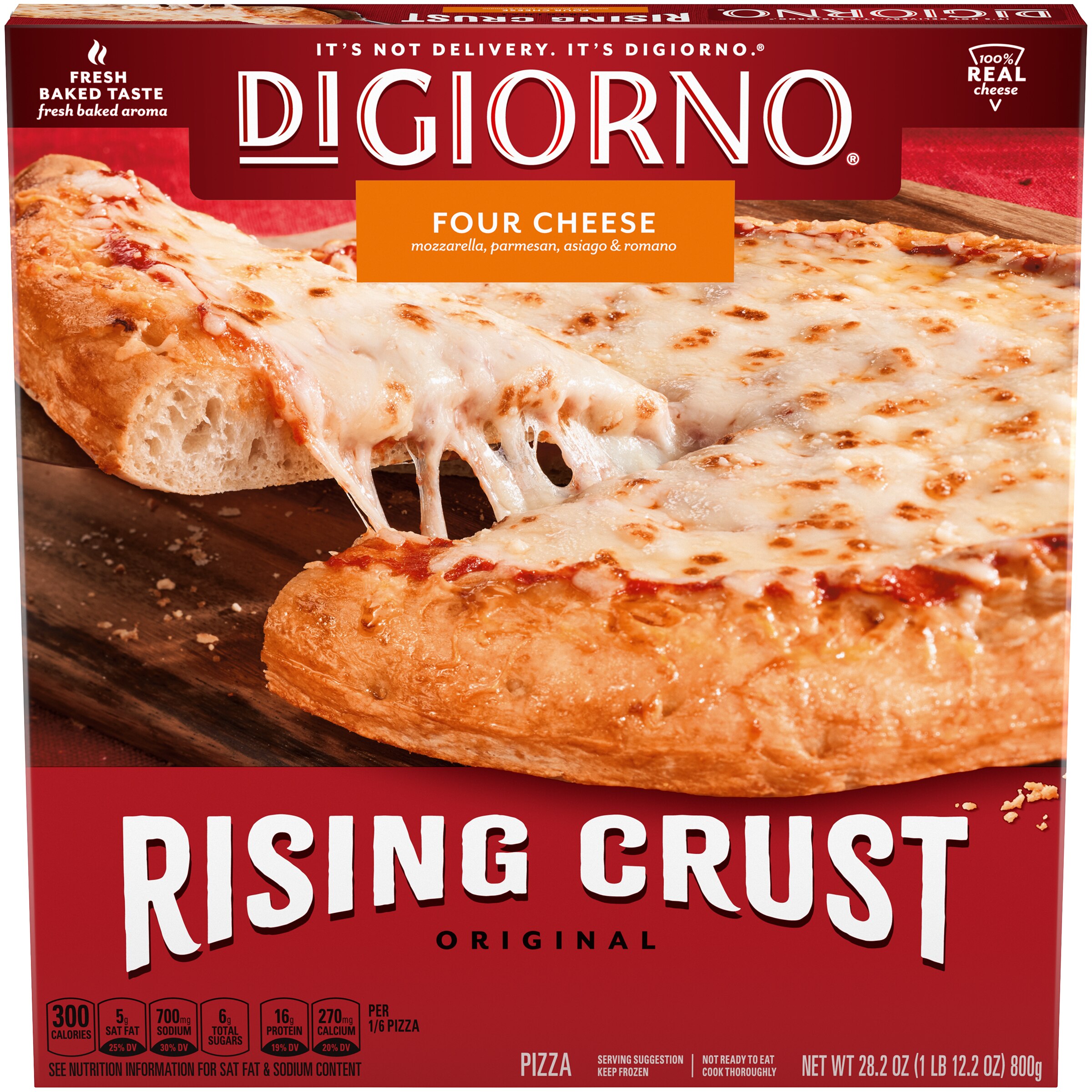 Rising Crust Four Cheese Frozen Pizza Official Digiorno