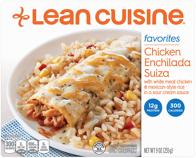 Chicken Enchilada Suiza Frozen Meal Official Lean Cuisine