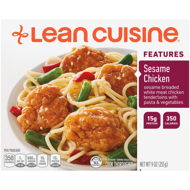 Sesame Chicken Frozen Meal Official Lean Cuisine