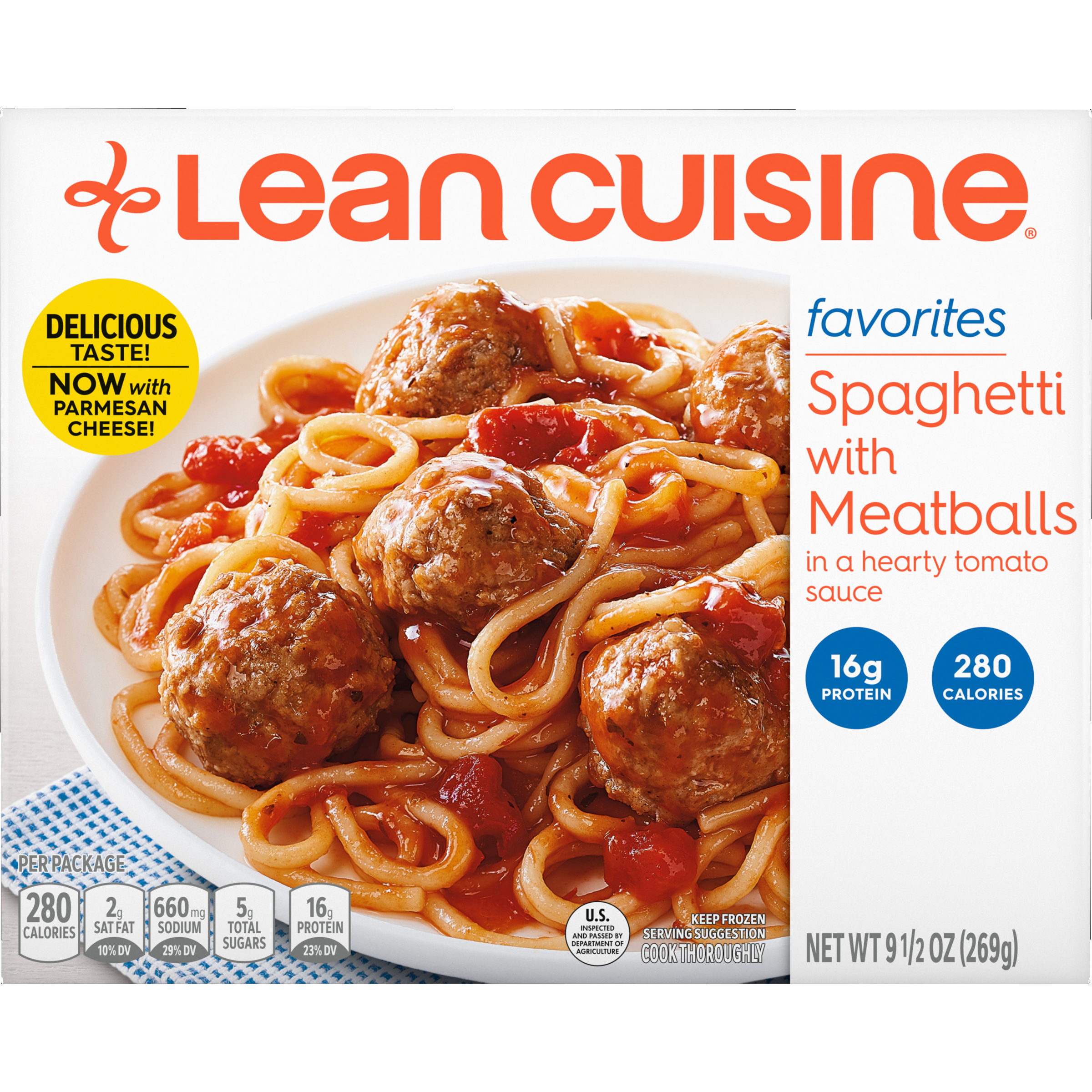 Spaghetti With Meatballs Frozen Meal Official Lean Cuisine