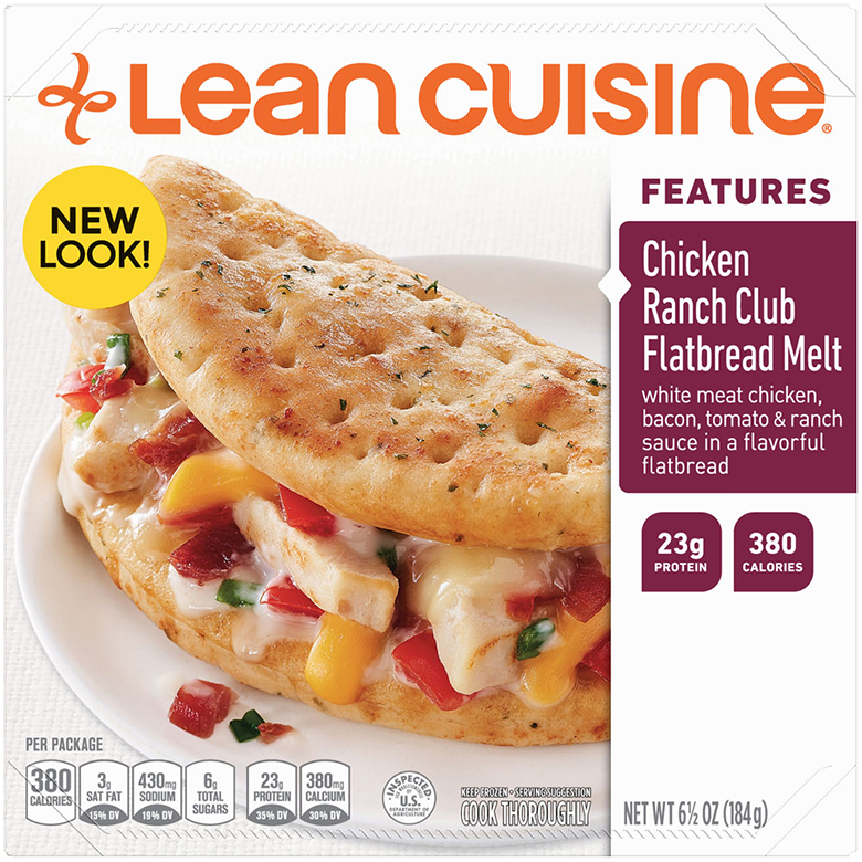 Chicken Ranch Club Flatbread Melt Frozen Meal Lean Cuisine®