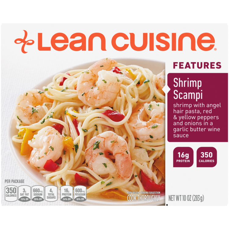 Shrimp Scampi Frozen Meal Official Lean Cuisine