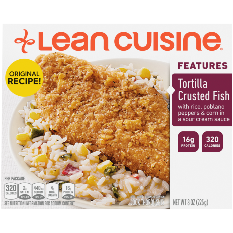Tortilla Crusted Fish Frozen Meal Official Lean Cuisine