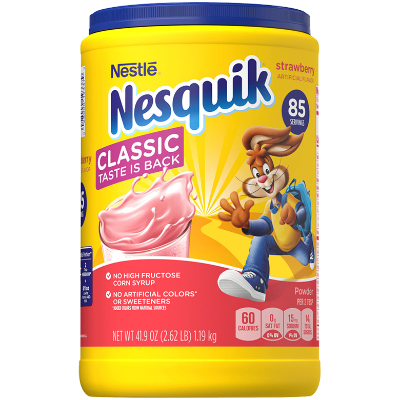 Strawberry Milk Powder 41.9 oz | NESQUIK®