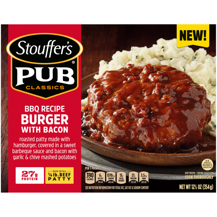 Pub Classics BBQ Burger with Bacon Official STOUFFER'S®
