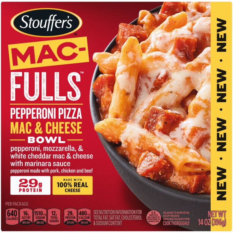 Pepperoni Pizza Mac & Cheese Bowl Official STOUFFER'S®