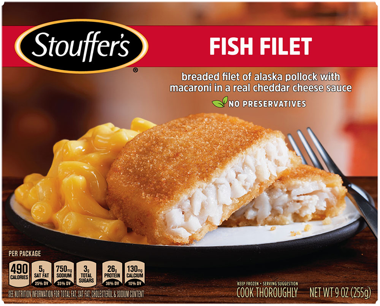 Fish Filet Frozen Meal Official Stouffer S