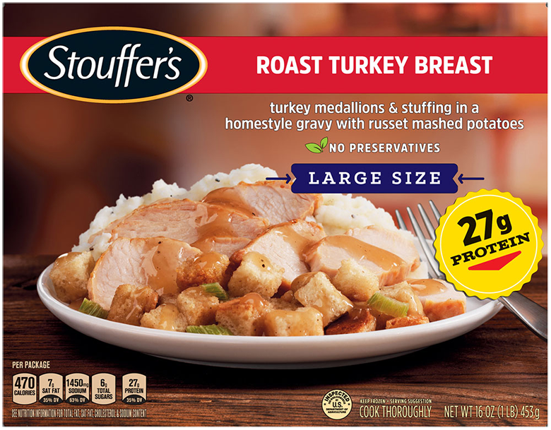 Roast Turkey Breast Frozen Meal Official STOUFFER'S®