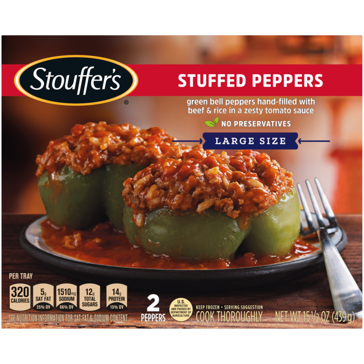 Stuffed Peppers Large Frozen Meal | Official Stouffer's®