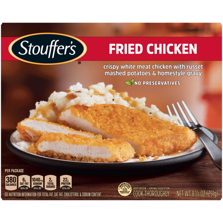 Frozen Fried Chicken Dinner / Hungry Man Country Fried Chicken Shop