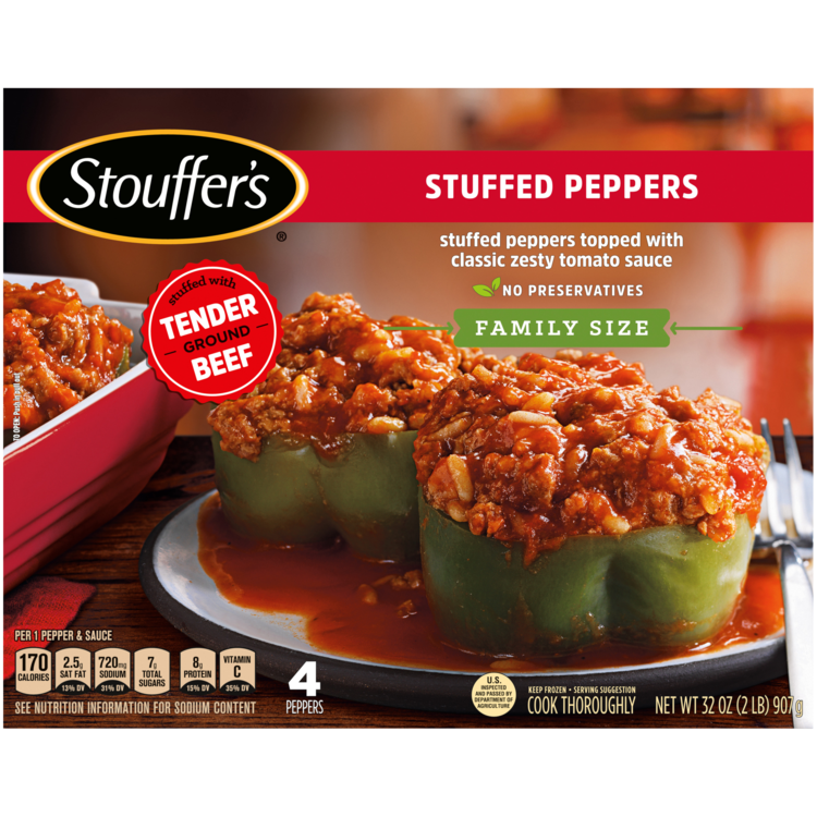 Stuffed Peppers Family Size Frozen Meal | Official STOUFFER'S®