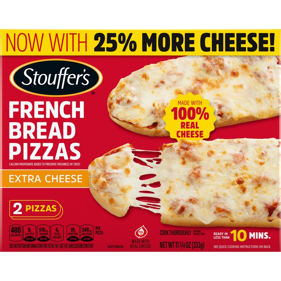Extra Cheese French Bread Frozen Pizza | Official Stouffer's®