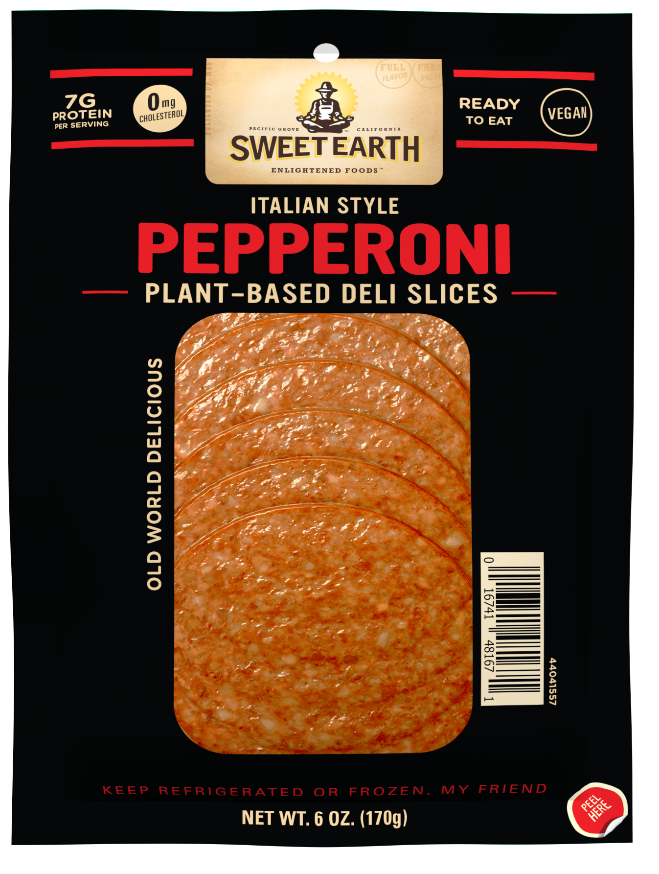 ItalianStyle Vegan Pepperoni Slices Official SWEET EARTH® FOODS