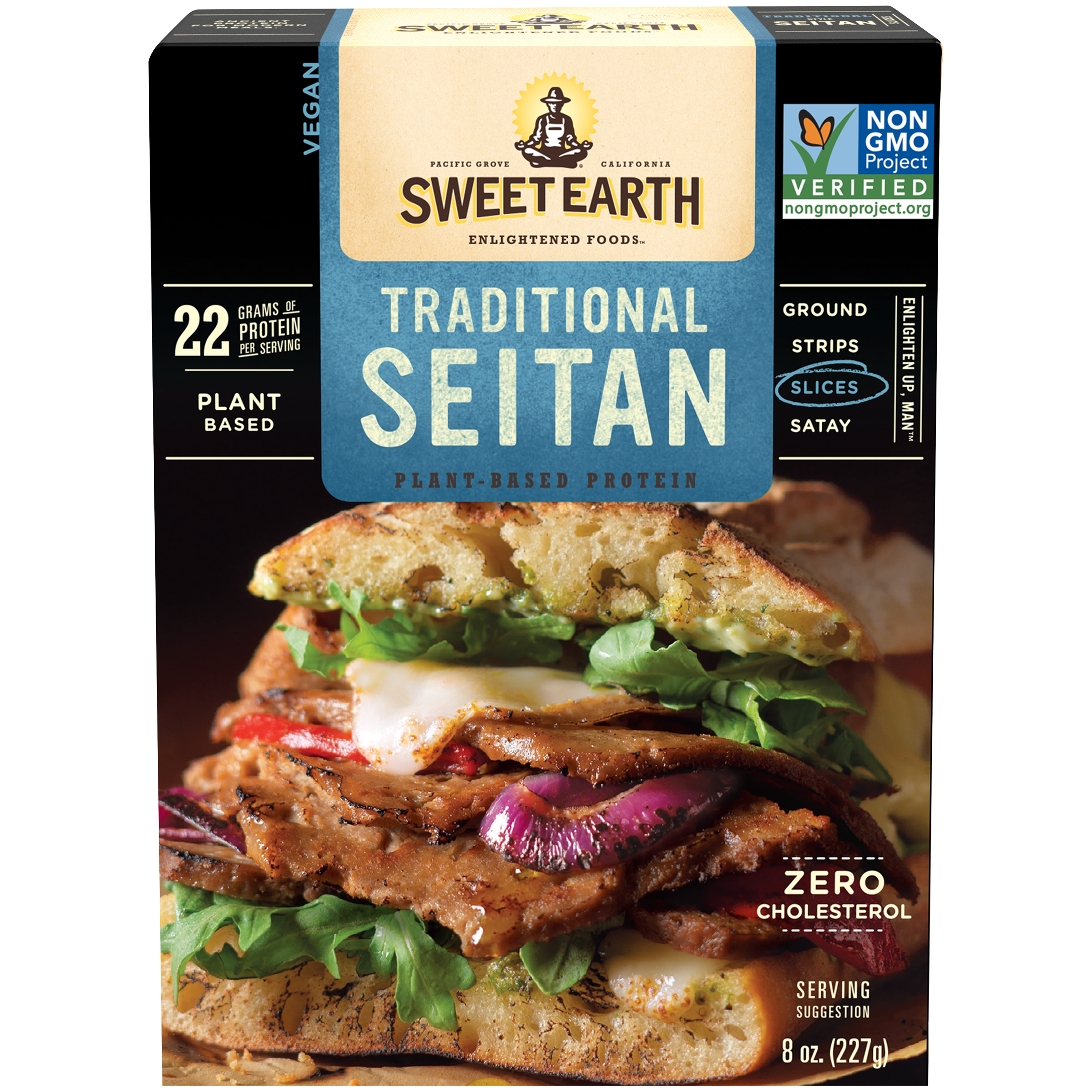 Traditional Seitan Slices Official Sweet Earth Foods