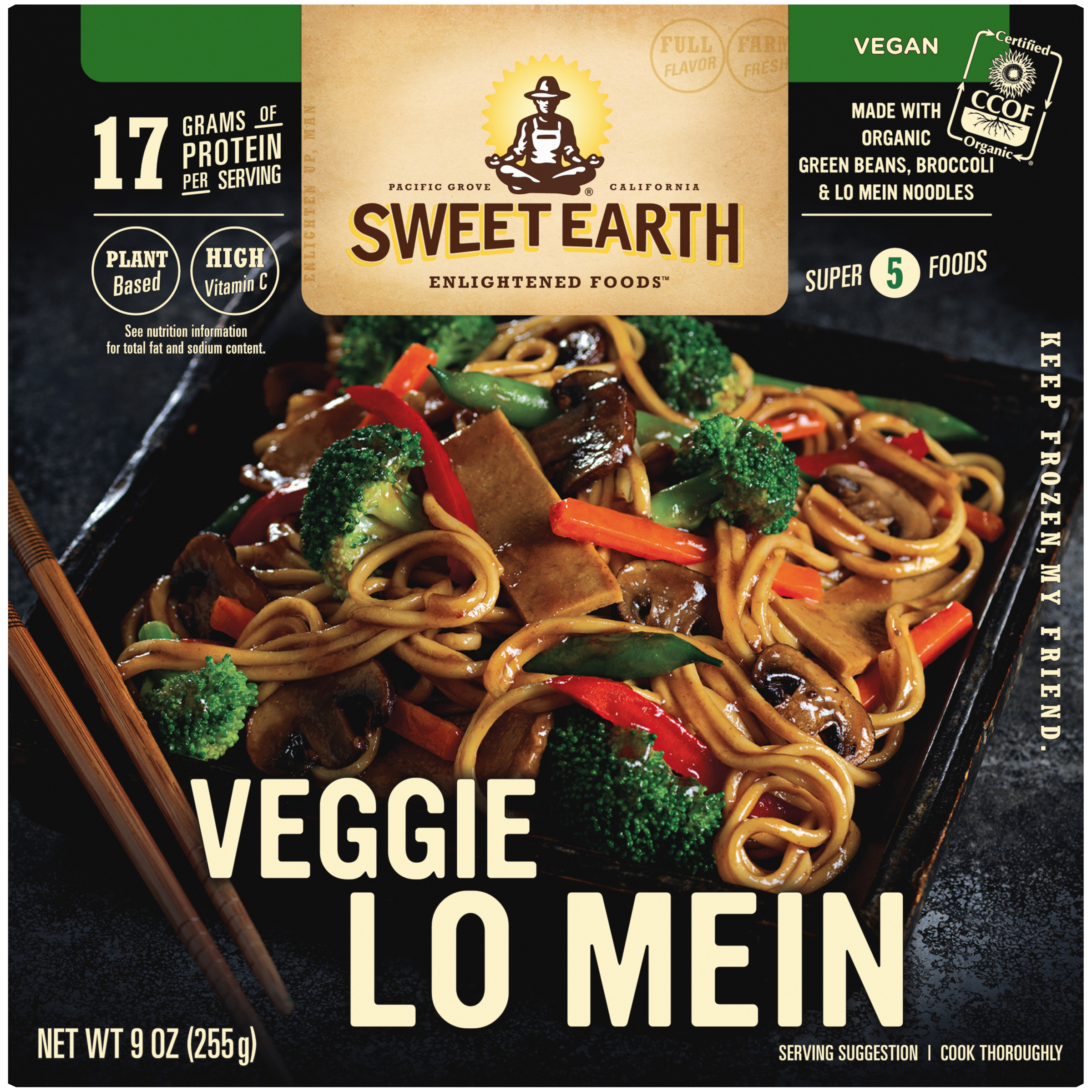 Veggie Lo Mein Frozen Bowl Official Sweet Earth Foods