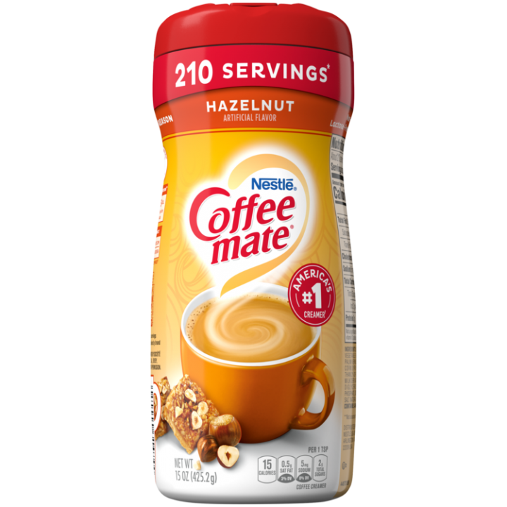 Download Hazelnut Flavored Powder Coffee Creamer 15oz Official Coffee Mate