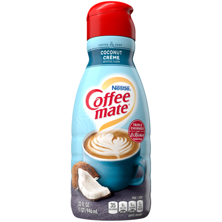 Coconut Creme Flavored Coffee Creamer 32oz Official Coffee Mate