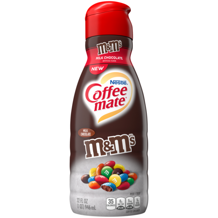 M M S Milk Chocolate Flavored Coffee Creamer Official Coffee Mate This time it's chocolate with m&m's. m m s milk chocolate liquid coffee creamer