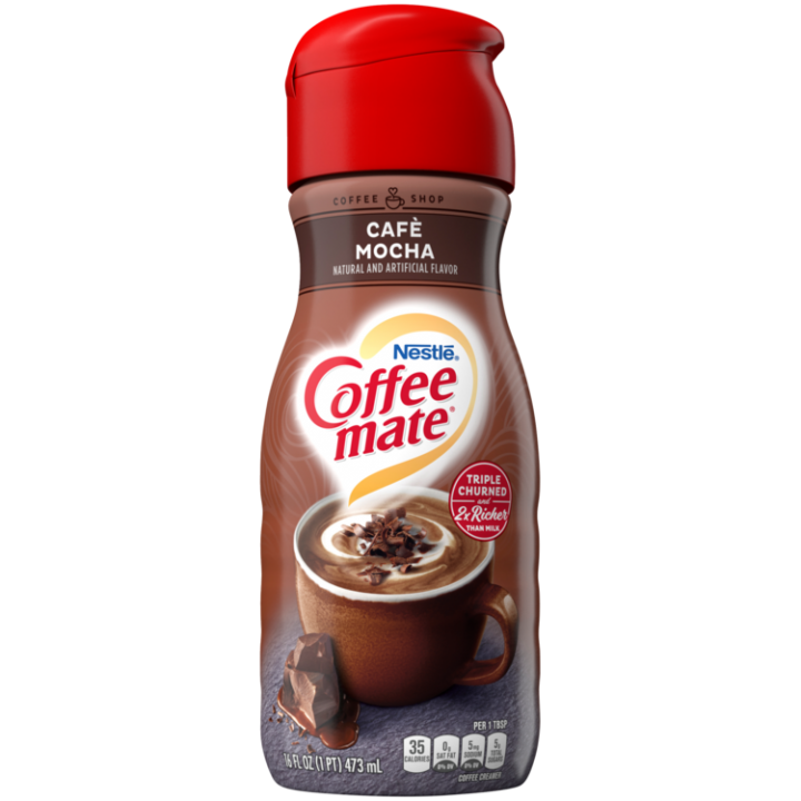 Cafe Mocha Flavored Coffee Creamer Official Coffee Mate