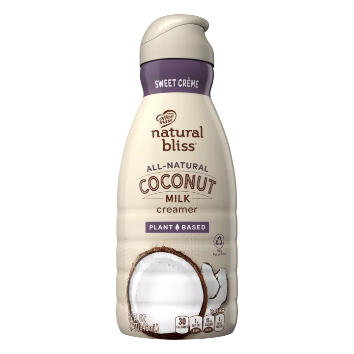 Sweet Creme Coconut Milk Creamer 32oz Official Natural Bliss