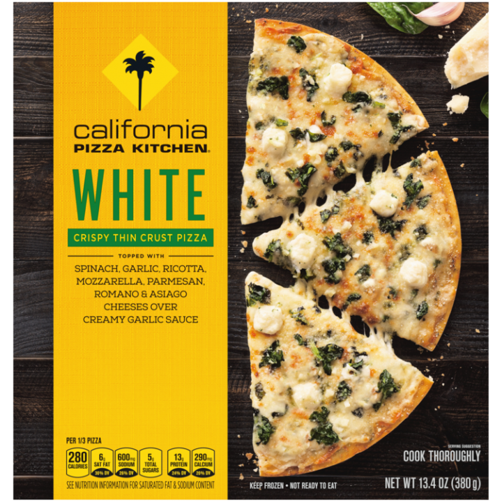 White Crispy Thin Crust Pizza Official Cpk Frozen