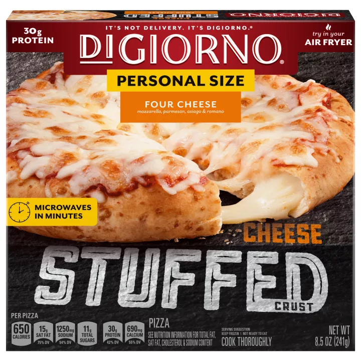 Small Stuffed Crust Four Cheese Frozen Pizza Official Digiorno