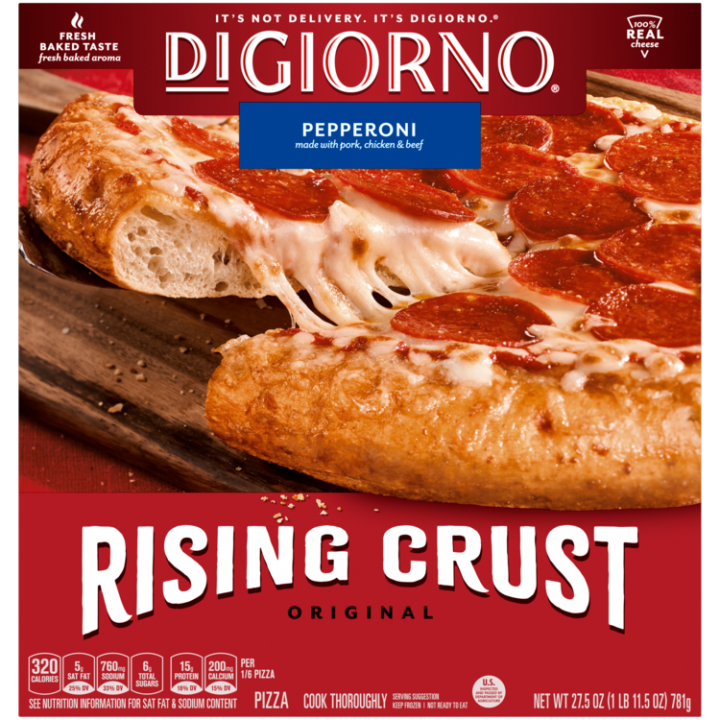 Rising Crust Pepperoni Frozen Pizza Official Digiorno