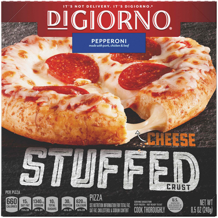 Small Stuffed Crust Pepperoni Frozen Pizza Official Digiorno