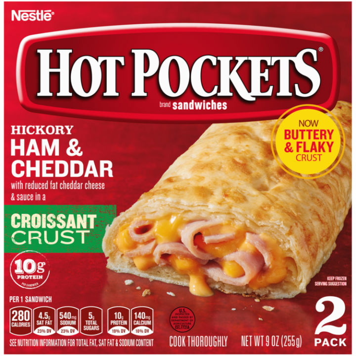 Hickory Ham Cheddar Croissant Crust Sandwiches Official Hot Pockets Homemade hot pockets are the best! croissant crust hickory ham cheddar