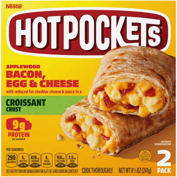 Applewood Bacon Egg & Cheese Frozen Breakfast Sandwich ...