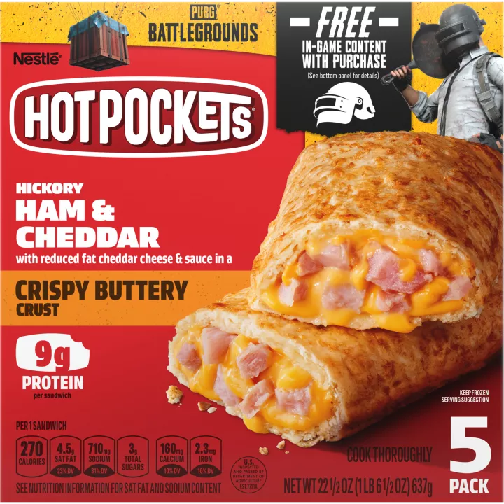 Hickory Ham & Cheddar Frozen Sandwiches 5 Pack | Official HOT ...