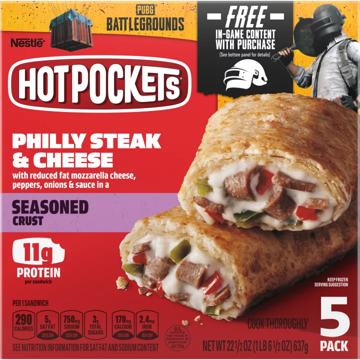 Philly Steak & Cheese Frozen Sandwich 5 Pack | Official HOT ...