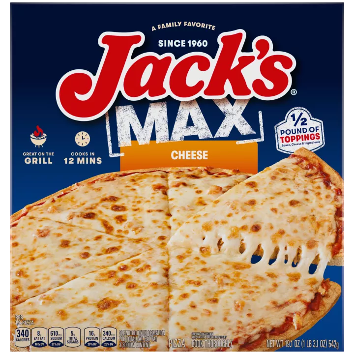 MAX Cheese Pizza | Official JACK'S® PIZZA