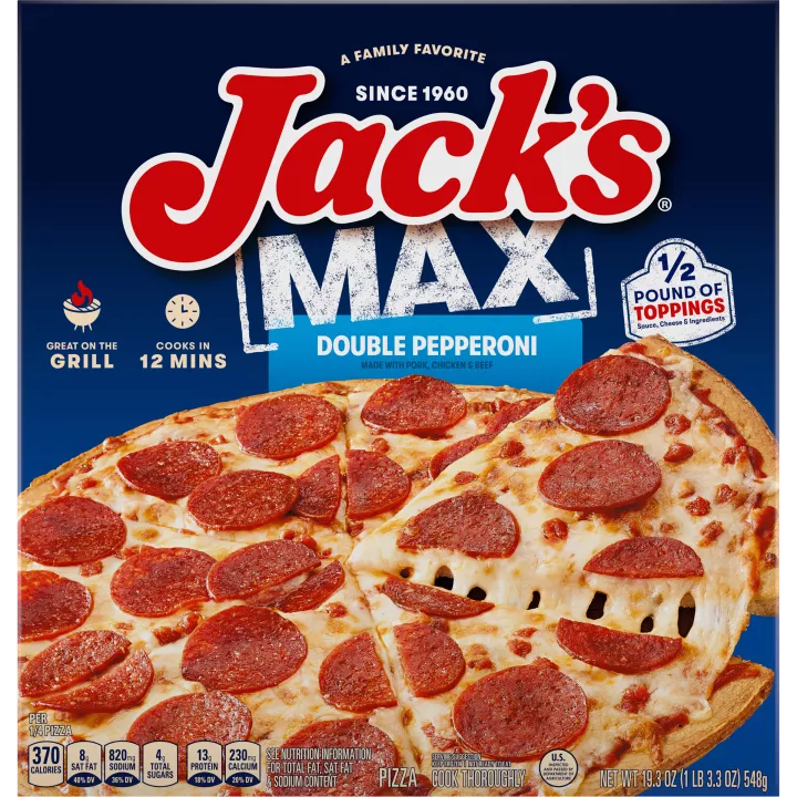 MAX Pepperoni Frozen Pizza | Official JACK'S® PIZZA
