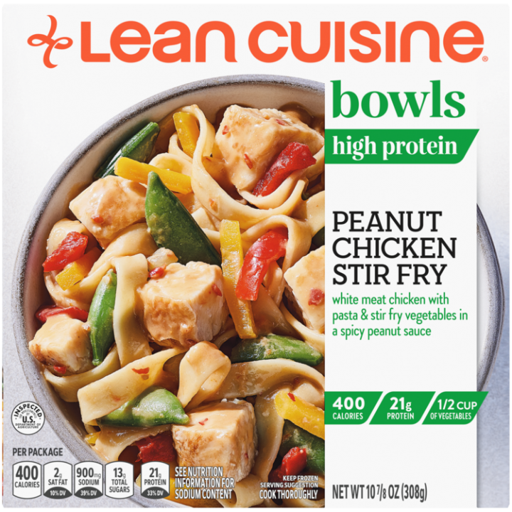 Peanut Chicken Stir Fry Frozen Bowl Official Lean Cuisine There are 571 calories in 1 serving of wok box singapore cashew with hokkien noodles (regular). peanut chicken stir fry