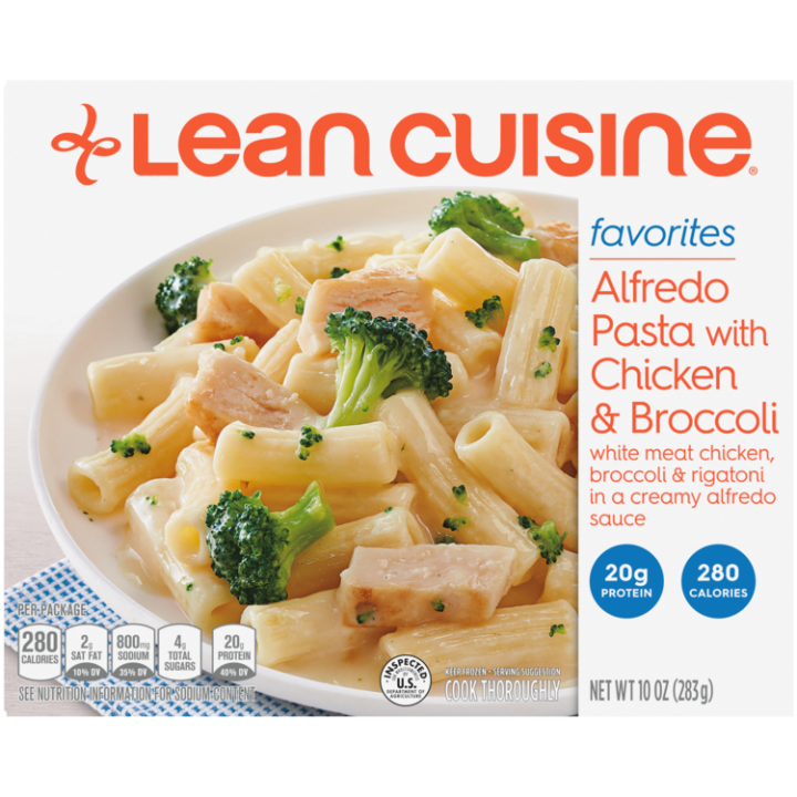 Alfredo Pasta With Chicken Broccoli Frozen Meal Official Lean Cuisine