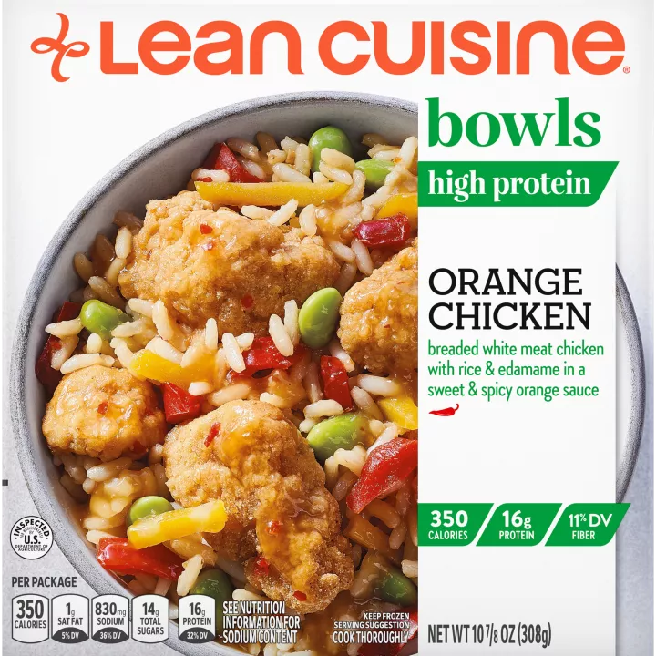 Orange Chicken Frozen Bowl Official Lean Cuisine