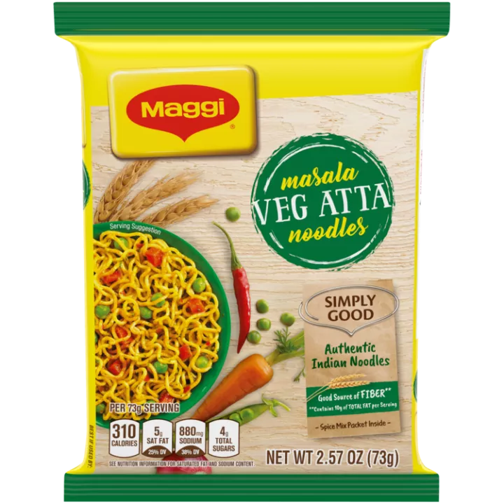 Vegetable Atta Noodles 75 G Maggie