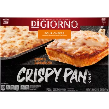 Crispy Pan Pepperoni Frozen Pizza | Official DIGIORNO®