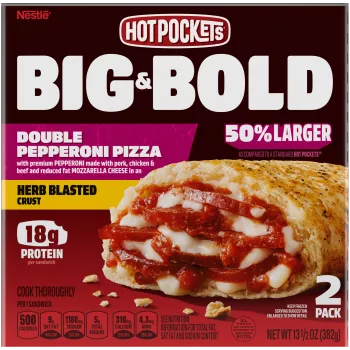 Big & Bold Pepperoni | Pizza Sandwich | Official HOT POCKETS®
