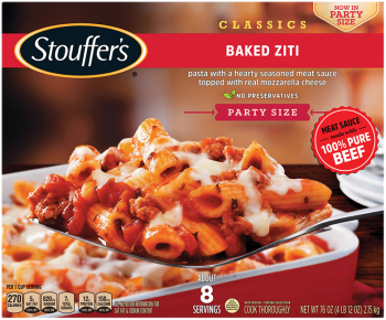 Baked Ziti Large Family Size Frozen Meals | Official Stouffer's®