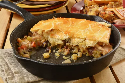 curry seitan pot pie