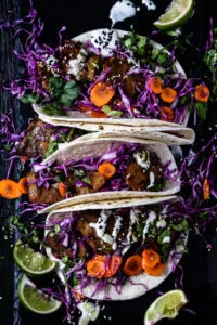 Korean Style Vegan Tacos
