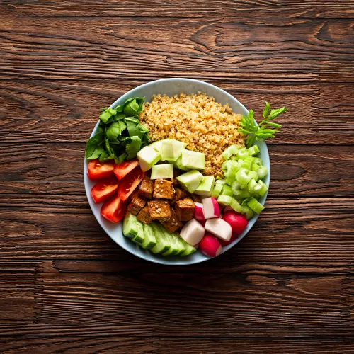 Vegan Tuna Poke Salad