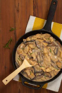 Seitan Mushroom Stroganoff